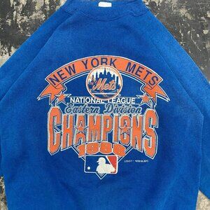 New York Mets Eastern Division royal men women shirt sweatshirt blue 1988